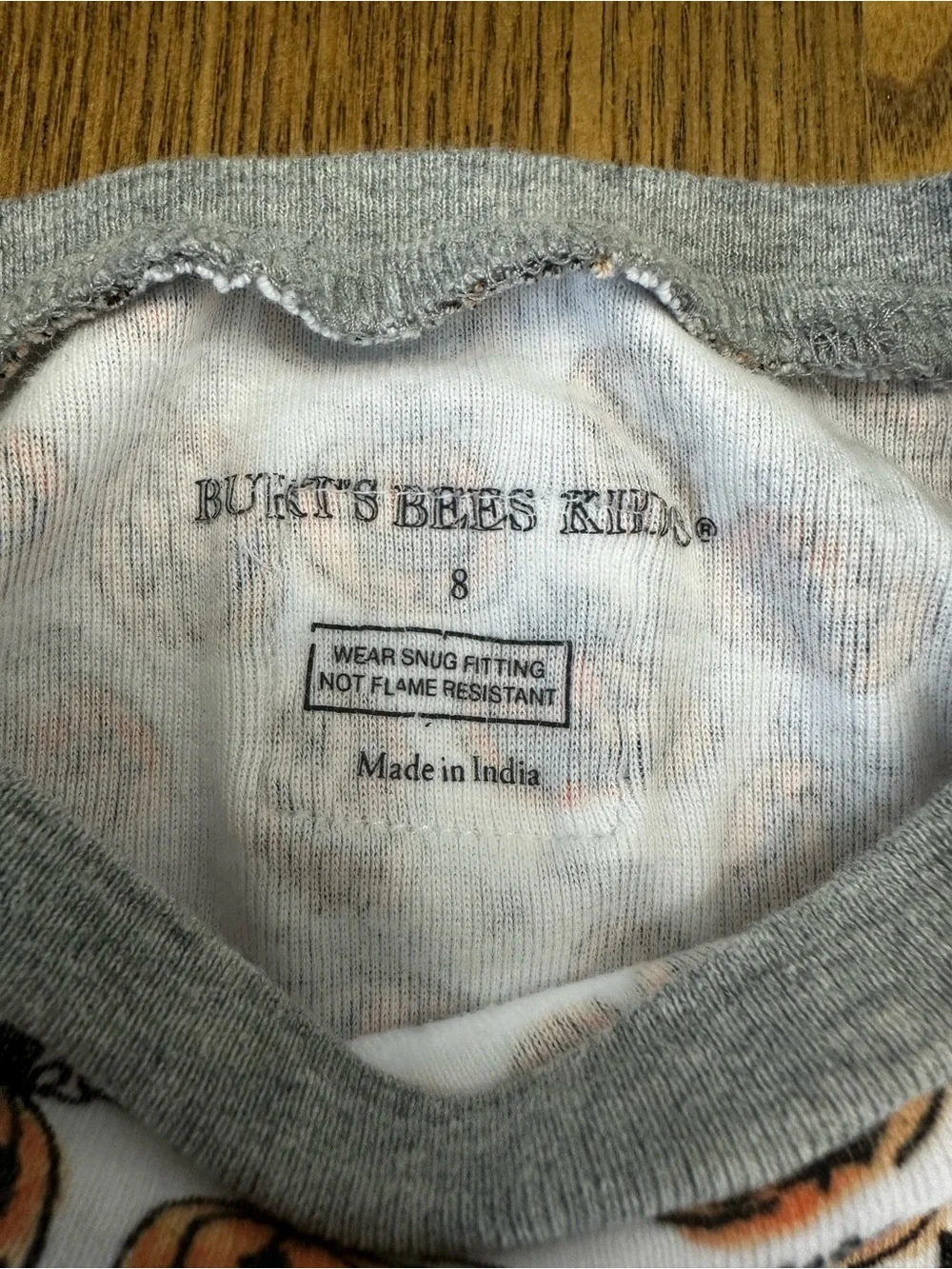 Burt’s Bees Kids Pumpkin Print Halloween Pajama Set